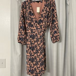 NWT J. Crew Floral Wrap dress
